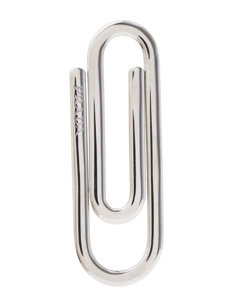 prada silver paper clip|cheap paper clips.